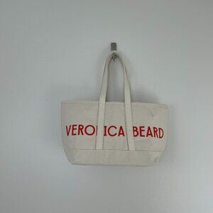 Veronica Beard Large Canvas Logo Tote Bag